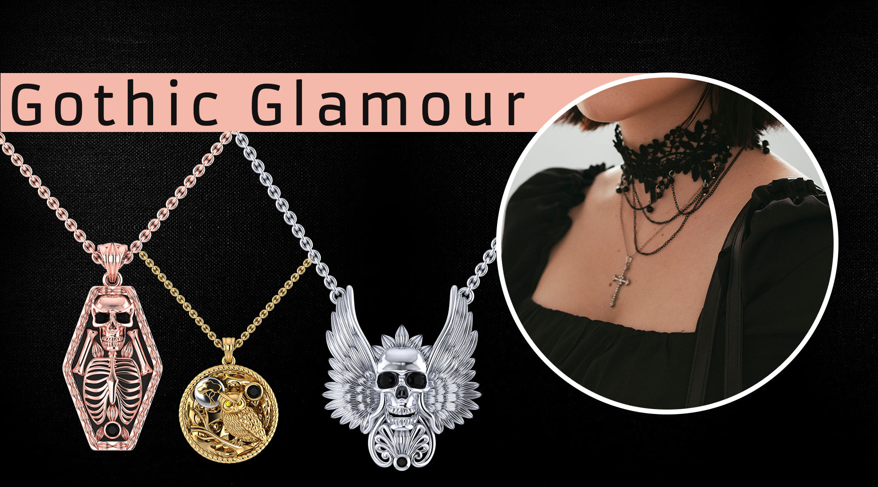 A Gothic Glamour Look with Statement Pieces and Stupendous Accents