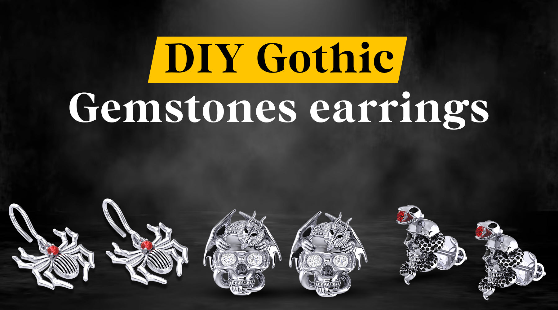 DIY Gothic Gemstone Earrings: A Beginner's Guide