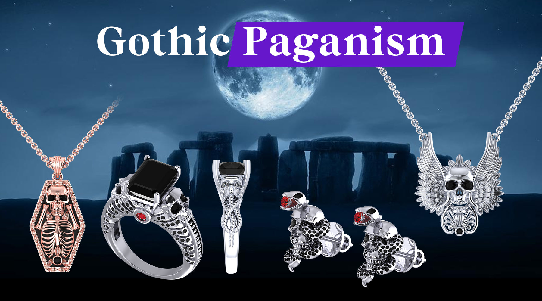 Discover Gothic Paganism Through the Gleam of Jewelry