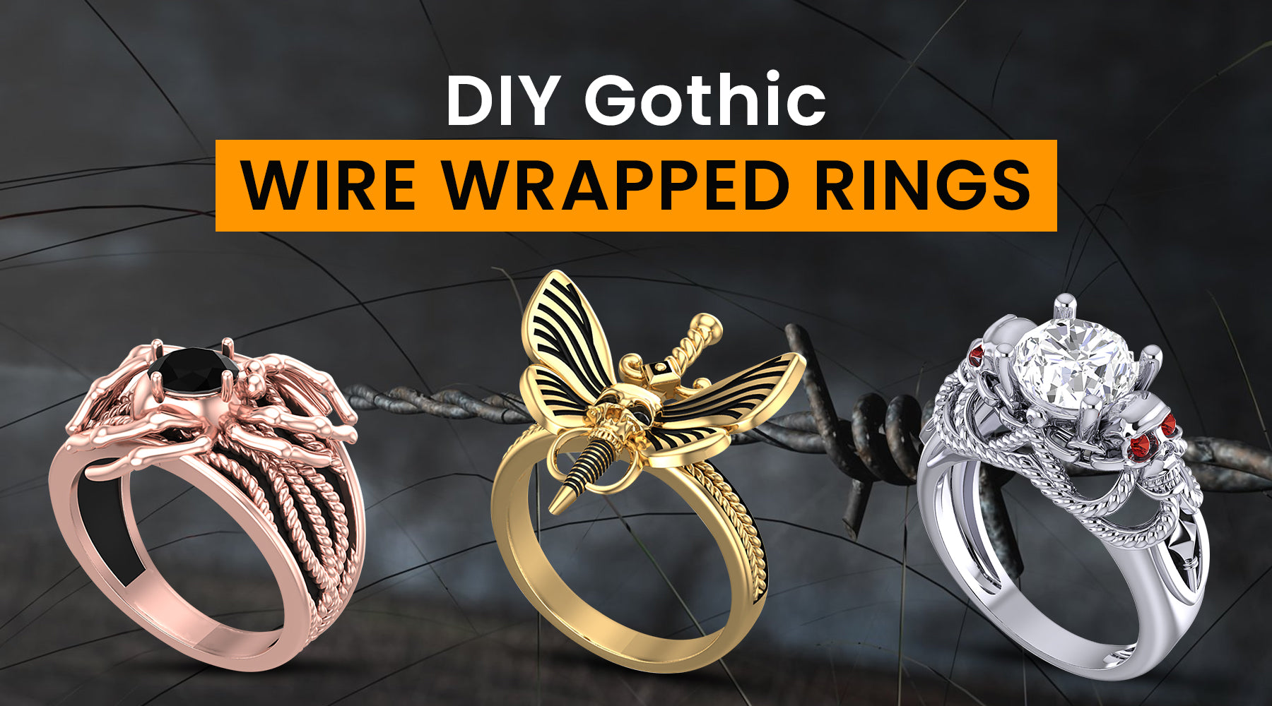 DIY Gothic Wire Wrapped Rings: A Step-by-Step Guide
