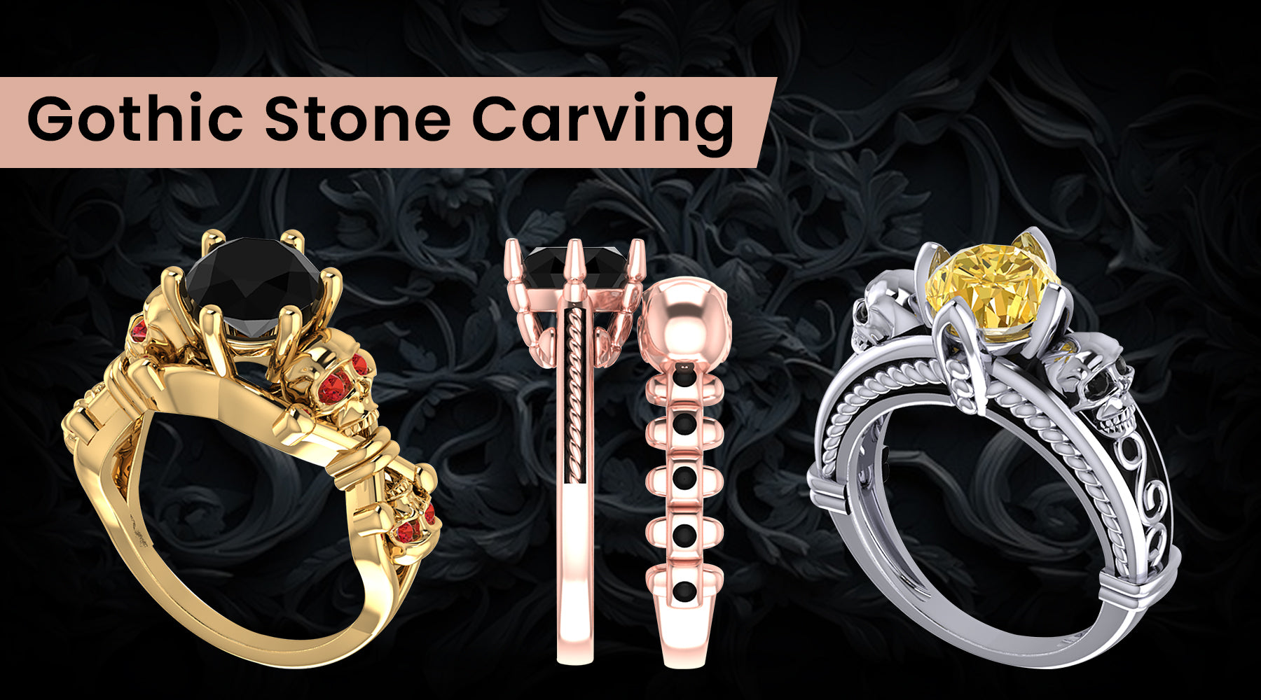The Art of Gemstone Carving in Gothic Jewelry