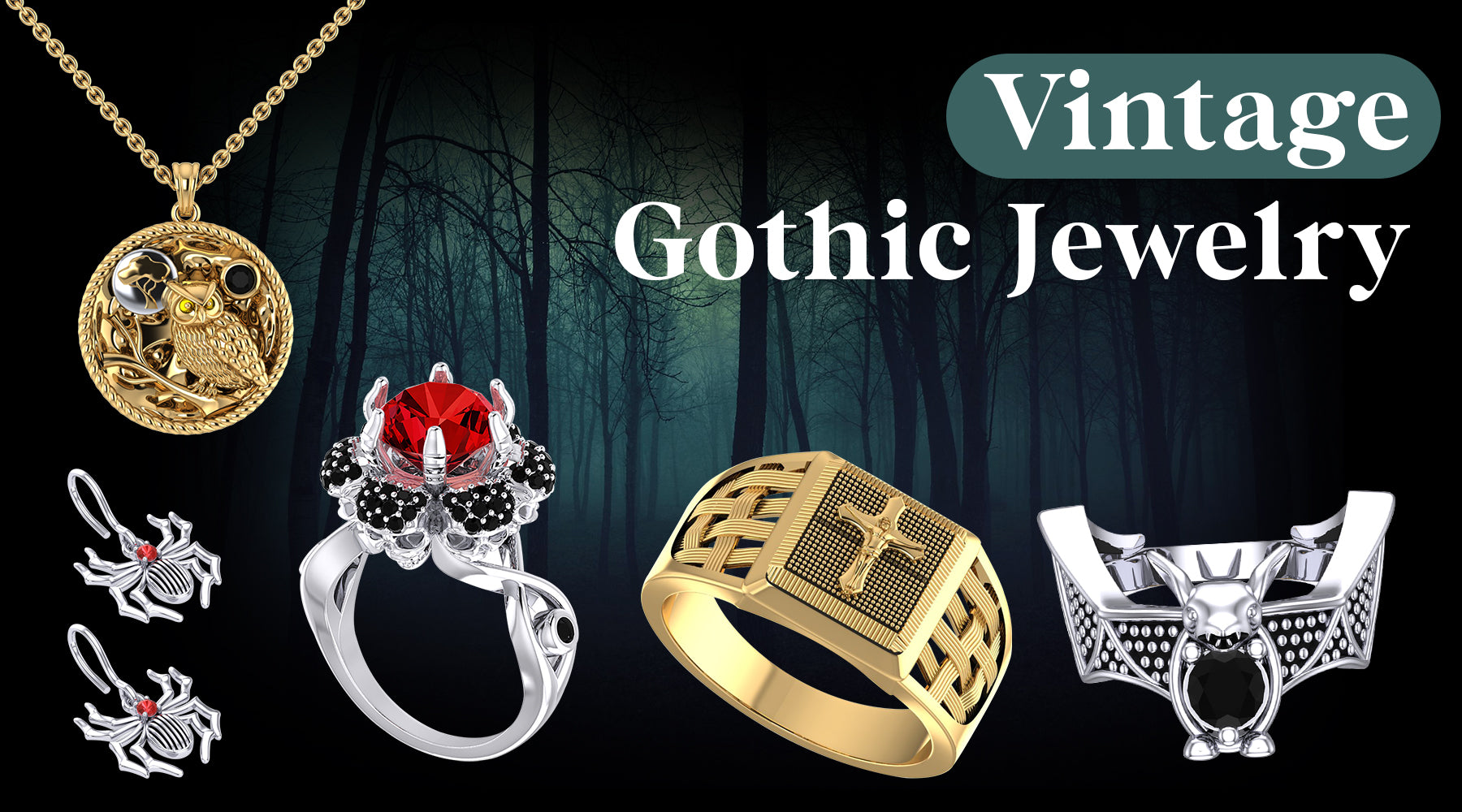 The Art of Repurposing Vintage Pieces in Gothic Jewelry