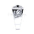 1.00Ct Round Cut Black Diamond Gothic Skull Art Deco Engagement Wedding Ring Sterling Silver White Gold Finish