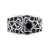 1.50Ct Round Cut Black Diamond Gothic Man's Spider Web Style Engagement Wedding Ring Sterling Silver White Gold Finish