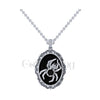 1.00Ct Round Cut Black Diamond Engagement Wedding Gothic Spider Vintage Pendant Sterling Silver White Gold Finish