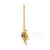 1.00Ct Round Cut Black Diamond Engagement Wedding Gothic Skull Vampire Bat Pendant Sterling Silver Yellow Gold Finish