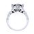 1.00Ct Round Cut Black Diamond Gothic Panther Face Vintage Engagement Wedding Ring Sterling Silver White Gold Finish