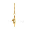 1.00Ct Round Cut Black Diamond Engagement Wedding Gothic Sliacete Owl Pendant Sterling Silver Yellow Gold Finish