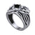 2.5Ct Oval Cut Black Diamond Gothic Skull Spider Style Engagement Wedding Men's Ring Sterling Silver White Gold Finish