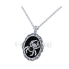 1.00Ct Round Cut Black Diamond Engagement Wedding Gothic Spider Vintage Pendant Sterling Silver White Gold Finish